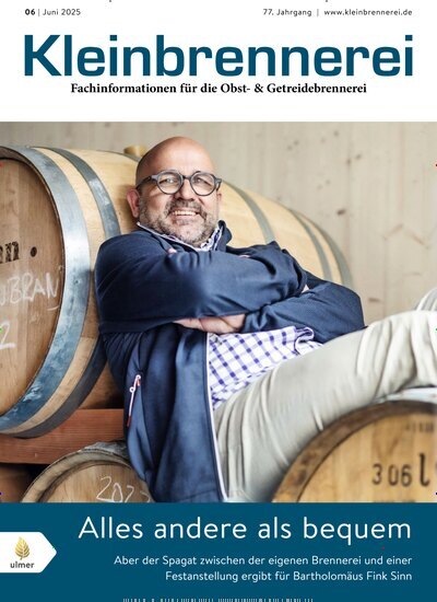 Titelbild der Ausgabe 6/2025 von Kleinbrennerei. Diese Zeitschrift und viele weitere Gastronomiezeitschriften, Fashionmagazine, Beautymagazine als Abo oder epaper bei United Kiosk online kaufen.