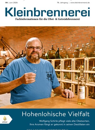 Titelbild der Ausgabe 6/2026 von Kleinbrennerei. Diese Zeitschrift und viele weitere Gastronomiezeitschriften, Fashionmagazine, Beautymagazine als Abo oder epaper bei United Kiosk online kaufen.