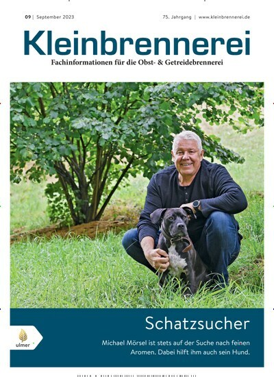 Titelbild der Ausgabe 9/2023 von Kleinbrennerei. Diese Zeitschrift und viele weitere Gastronomiezeitschriften, Fashionmagazine, Beautymagazine als Abo oder epaper bei United Kiosk online kaufen.