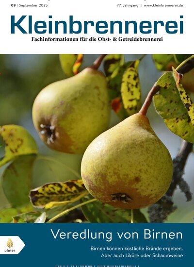 Titelbild der Ausgabe 9/2025 von Kleinbrennerei. Diese Zeitschrift und viele weitere Gastronomiezeitschriften, Fashionmagazine, Beautymagazine als Abo oder epaper bei United Kiosk online kaufen.