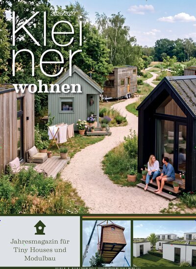 Titelbild der Ausgabe 1/2027 von Kleiner wohnen. Diese Zeitschrift und viele weitere Gartenzeitschriften und Wohnzeitschriften als Abo oder epaper bei United Kiosk online kaufen.