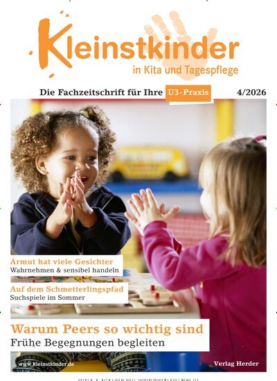 Titelbild der Ausgabe 4/2026 von Kleinstkinder in Kita und Tagespflege. Diese Zeitschrift und viele weitere Zeitschriften für Pädagogik als Abo oder epaper bei United Kiosk online kaufen.