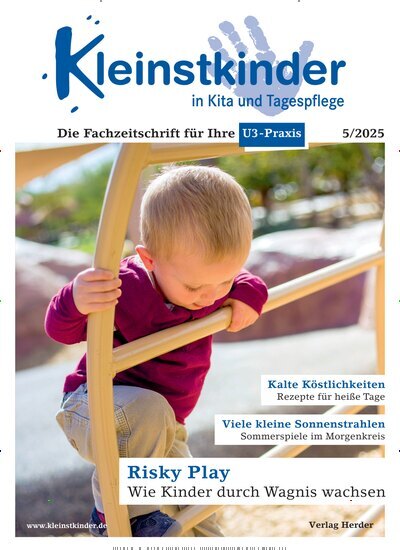 Titelbild der Ausgabe 5/2025 von Kleinstkinder in Kita und Tagespflege. Diese Zeitschrift und viele weitere Zeitschriften für Pädagogik als Abo oder epaper bei United Kiosk online kaufen.