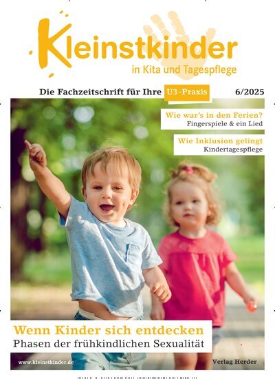 Titelbild der Ausgabe 6/2025 von Kleinstkinder in Kita und Tagespflege. Diese Zeitschrift und viele weitere Zeitschriften für Pädagogik als Abo oder epaper bei United Kiosk online kaufen.
