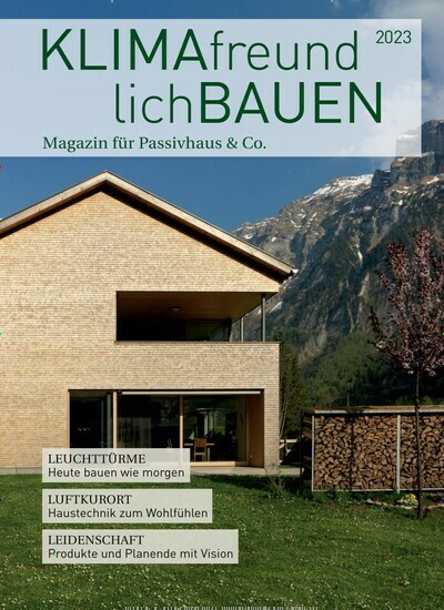Titelbild der Ausgabe 1/2023 von KLIMAfreundlich Bauen. Diese Zeitschrift und viele weitere Gartenzeitschriften und Wohnzeitschriften als Abo oder epaper bei United Kiosk online kaufen.