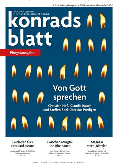 Titelbild der Ausgabe 23/2025 von Konradsblatt. Diese Zeitschrift und viele weitere Zeitungsabos als Abo oder epaper bei United Kiosk online kaufen.