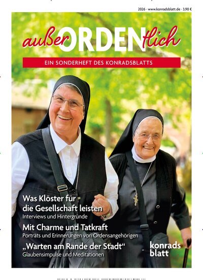 Titelbild der Ausgabe 38/2026 von Konradsblatt. Diese Zeitschrift und viele weitere Zeitungsabos als Abo oder epaper bei United Kiosk online kaufen.