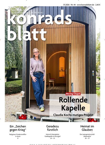 Titelbild der Ausgabe 44/2026 von Konradsblatt. Diese Zeitschrift und viele weitere Zeitungsabos als Abo oder epaper bei United Kiosk online kaufen.
