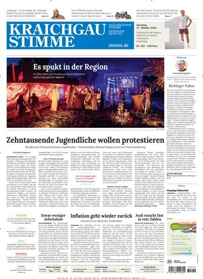 Titelbild der Ausgabe 252/2026 von Kraichgau Stimme. Diese Zeitschrift und viele weitere Zeitungsabos als Abo oder epaper bei United Kiosk online kaufen.