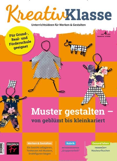 Titelbild der Ausgabe 4/2025 von Kreativ-Klasse. Diese Zeitschrift und viele weitere Zeitschriften für Pädagogik als Abo oder epaper bei United Kiosk online kaufen.