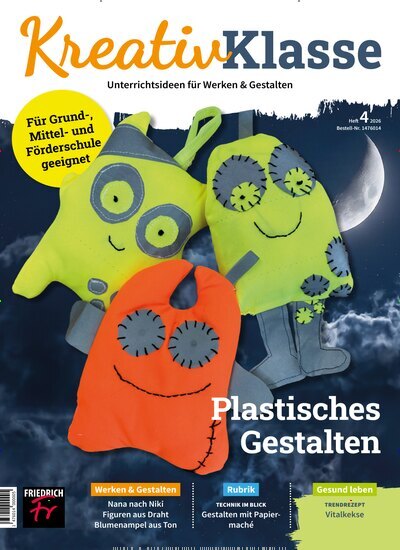 Titelbild der Ausgabe 4/2026 von Kreativ-Klasse. Diese Zeitschrift und viele weitere Zeitschriften für Pädagogik als Abo oder epaper bei United Kiosk online kaufen.