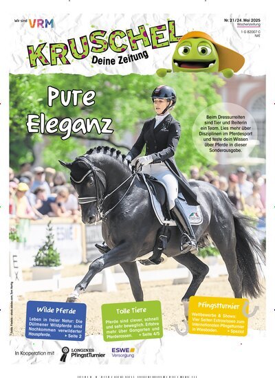 Titelbild der Ausgabe 21/2025 von Kruschel - Deine Zeitung. Diese Zeitschrift und viele weitere Jugendzeitschriften und Kinderzeitschriften als Abo oder epaper bei United Kiosk online kaufen.
