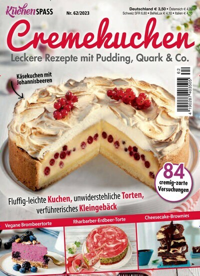 Titelbild der Ausgabe 62/2023 von Küchenspaß. Diese Zeitschrift und viele weitere Kochzeitschriften und Backzeitschriften als Abo oder epaper bei United Kiosk online kaufen.
