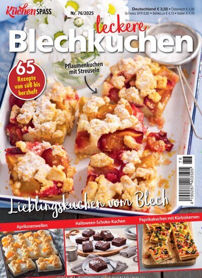 Titelbild der Ausgabe 76/2025 von Küchenspaß. Diese Zeitschrift und viele weitere Kochzeitschriften und Backzeitschriften als Abo oder epaper bei United Kiosk online kaufen.
