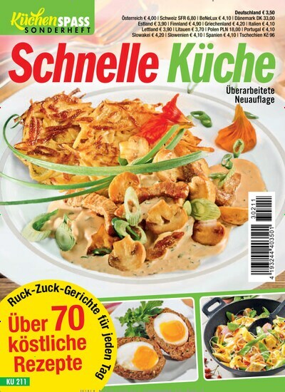 Titelbild der Ausgabe 211/2023 von Küchenspaß Sonderheft. Diese Zeitschrift und viele weitere Kochzeitschriften und Backzeitschriften als Abo oder epaper bei United Kiosk online kaufen.