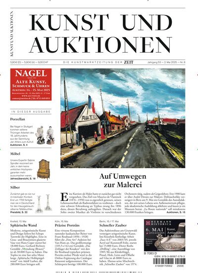 Titelbild der Ausgabe 8/2025 von Kunst und Auktionen. Diese Zeitschrift und viele weitere Reisemagazine, Freizeitmagazine und Wissensmagazine als Abo oder epaper bei United Kiosk online kaufen.