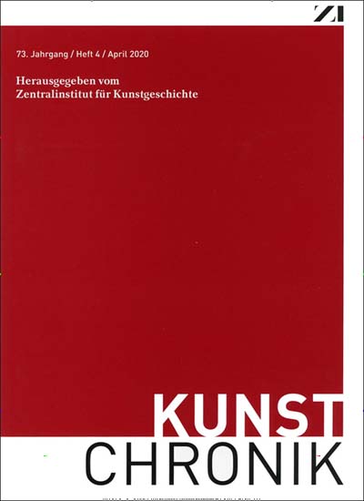 Titelbild der Ausgabe 4/2020 von KUNSTCHRONIK. Diese Zeitschrift und viele weitere Kunstmagazine und Kulturmagazine als Abo oder epaper bei United Kiosk online kaufen.