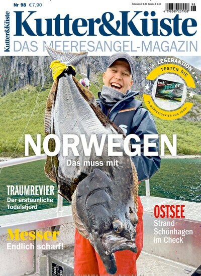 Titelbild der Ausgabe 98/2023 von Kutter & Küste. Diese Zeitschrift und viele weitere Sportmagazine als Abo oder epaper bei United Kiosk online kaufen.
