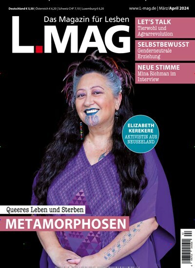 Titelbild der Ausgabe 2/2024 von L-MAG. Diese Zeitschrift und viele weitere Frauenzeitschriften als Abo oder epaper bei United Kiosk online kaufen.