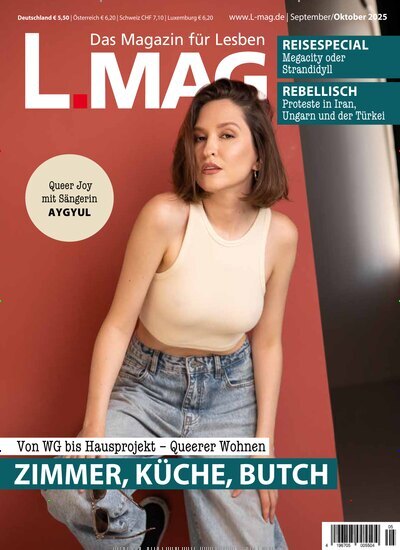 Titelbild der Ausgabe 5/2025 von L-MAG. Diese Zeitschrift und viele weitere Frauenzeitschriften als Abo oder epaper bei United Kiosk online kaufen.