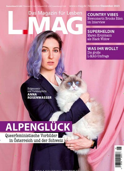 Titelbild der Ausgabe 6/2023 von L-MAG. Diese Zeitschrift und viele weitere Frauenzeitschriften als Abo oder epaper bei United Kiosk online kaufen.
