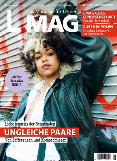 Titelbild der Ausgabe 6/2025 von L-MAG. Diese Zeitschrift und viele weitere Frauenzeitschriften als Abo oder epaper bei United Kiosk online kaufen.