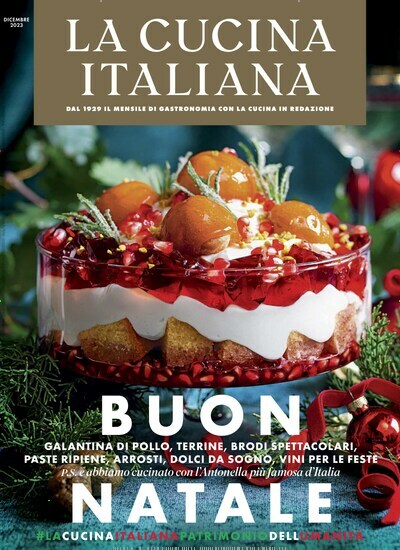 Titelbild der Ausgabe 12/2023 von La Cucina Italiana. Diese Zeitschrift und viele weitere Gartenzeitschriften und Wohnzeitschriften als Abo oder epaper bei United Kiosk online kaufen.