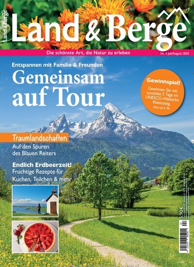 Titelbild der Ausgabe 4/2025 von Land & Berge. Diese Zeitschrift und viele weitere Reisemagazine, Freizeitmagazine und Wissensmagazine als Abo oder epaper bei United Kiosk online kaufen.