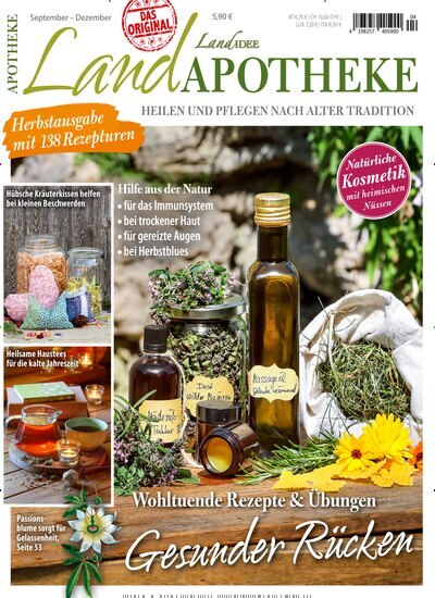 Titelbild der Ausgabe 4/2025 von LandApotheke. Diese Zeitschrift und viele weitere Gartenzeitschriften und Wohnzeitschriften als Abo oder epaper bei United Kiosk online kaufen.