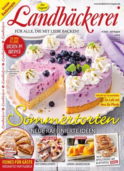 Titelbild der Ausgabe 4/2025 von Landbäckerei. Diese Zeitschrift und viele weitere Kochzeitschriften und Backzeitschriften als Abo oder epaper bei United Kiosk online kaufen.