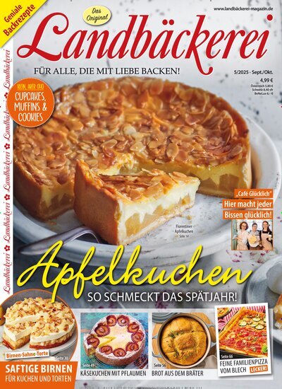 Titelbild der Ausgabe 5/2025 von Landbäckerei. Diese Zeitschrift und viele weitere Kochzeitschriften und Backzeitschriften als Abo oder epaper bei United Kiosk online kaufen.