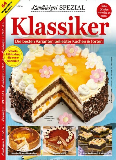 Titelbild der Ausgabe 1/2024 von Landbäckerei Spezial. Diese Zeitschrift und viele weitere Kochzeitschriften und Backzeitschriften als Abo oder epaper bei United Kiosk online kaufen.