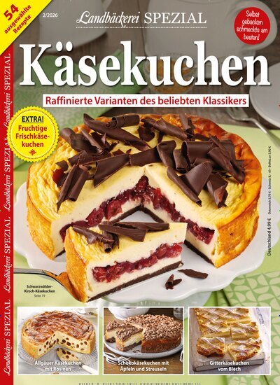 Titelbild der Ausgabe 2/2026 von Landbäckerei Spezial. Diese Zeitschrift und viele weitere Kochzeitschriften und Backzeitschriften als Abo oder epaper bei United Kiosk online kaufen.