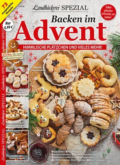Titelbild der Ausgabe 4/2026 von Landbäckerei Spezial. Diese Zeitschrift und viele weitere Kochzeitschriften und Backzeitschriften als Abo oder epaper bei United Kiosk online kaufen.