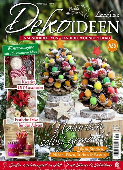 Titelbild der Ausgabe 2/2023 von LandIDEE Dekoideen. Diese Zeitschrift und viele weitere Gartenzeitschriften und Wohnzeitschriften als Abo oder epaper bei United Kiosk online kaufen.
