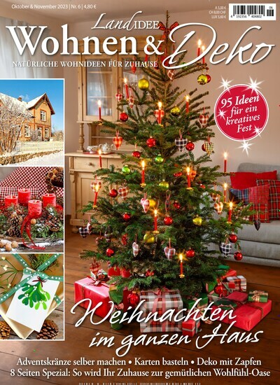 Titelbild der Ausgabe 6/2023 von LandIDEE Wohnen & Deko. Diese Zeitschrift und viele weitere Gartenzeitschriften und Wohnzeitschriften als Abo oder epaper bei United Kiosk online kaufen.
