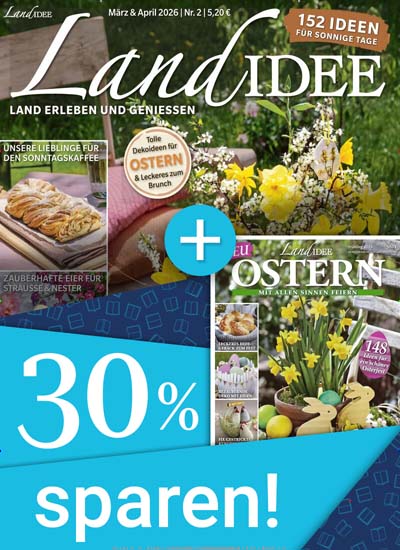 Titelbild der Ausgabe 2/2026 von Landidee Zeitschriften Bundle. Diese Zeitschrift und viele weitere Gartenzeitschriften und Wohnzeitschriften als Abo oder epaper bei United Kiosk online kaufen.