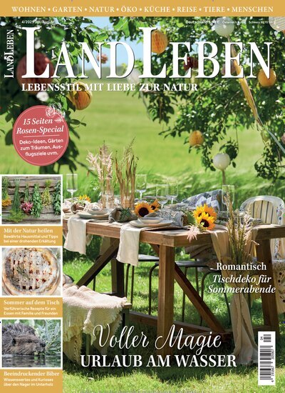 Titelbild der Ausgabe 4/2025 von LandLeben. Diese Zeitschrift und viele weitere Gartenzeitschriften und Wohnzeitschriften als Abo oder epaper bei United Kiosk online kaufen.