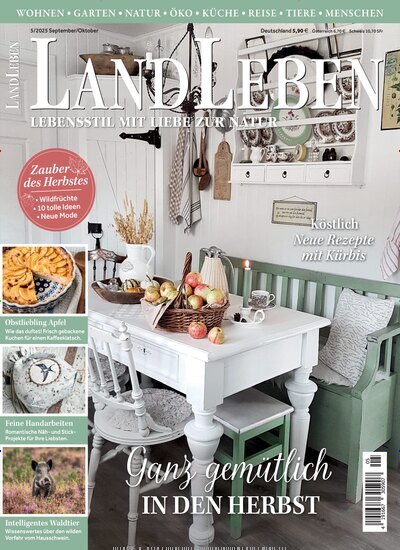 Titelbild der Ausgabe 5/2025 von LandLeben. Diese Zeitschrift und viele weitere Gartenzeitschriften und Wohnzeitschriften als Abo oder epaper bei United Kiosk online kaufen.