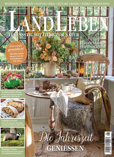 Titelbild der Ausgabe 5/2026 von LandLeben. Diese Zeitschrift und viele weitere Gartenzeitschriften und Wohnzeitschriften als Abo oder epaper bei United Kiosk online kaufen.