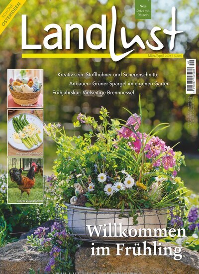 Titelbild der Ausgabe 2/2026 von Landlust. Diese Zeitschrift und viele weitere Gartenzeitschriften und Wohnzeitschriften als Abo oder epaper bei United Kiosk online kaufen.