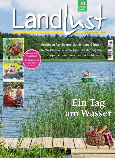 Titelbild der Ausgabe 4/2025 von Landlust. Diese Zeitschrift und viele weitere Gartenzeitschriften und Wohnzeitschriften als Abo oder epaper bei United Kiosk online kaufen.