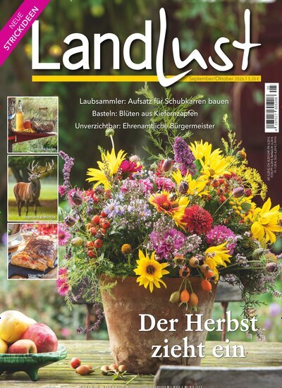 Titelbild der Ausgabe 5/2026 von Landlust. Diese Zeitschrift und viele weitere Gartenzeitschriften und Wohnzeitschriften als Abo oder epaper bei United Kiosk online kaufen.