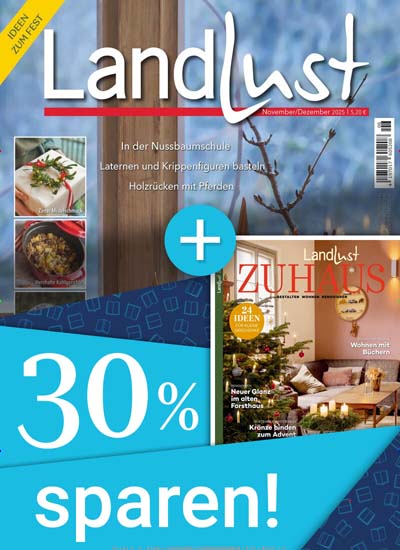 Titelbild der Ausgabe 6/2025 von Landlust Zeitschriften Bundle. Diese Zeitschrift und viele weitere Gartenzeitschriften und Wohnzeitschriften als Abo oder epaper bei United Kiosk online kaufen.