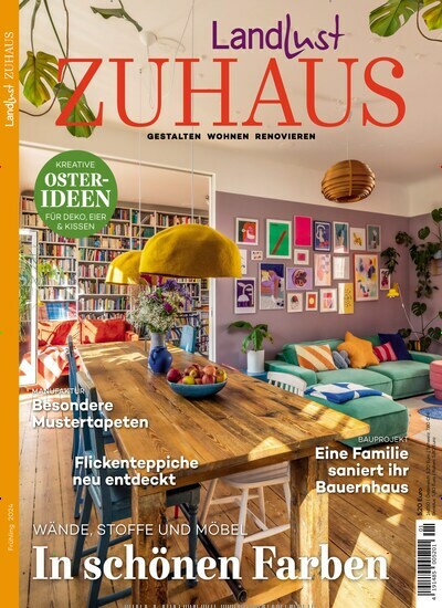 Titelbild der Ausgabe 1/2024 von Landlust Zuhaus. Diese Zeitschrift und viele weitere Gartenzeitschriften und Wohnzeitschriften als Abo oder epaper bei United Kiosk online kaufen.