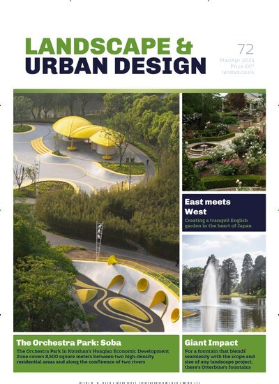 Titelbild der Ausgabe 2/2025 von Landscape & Urban Design. Diese Zeitschrift und viele weitere Gartenzeitschriften und Wohnzeitschriften als Abo oder epaper bei United Kiosk online kaufen.