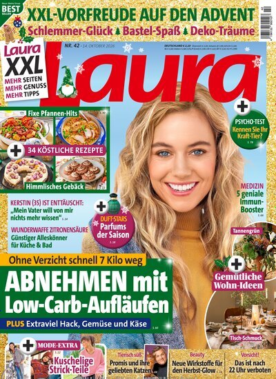 Titelbild der Ausgabe 42/2026 von Laura. Diese Zeitschrift und viele weitere Frauenzeitschriften als Abo oder epaper bei United Kiosk online kaufen.
