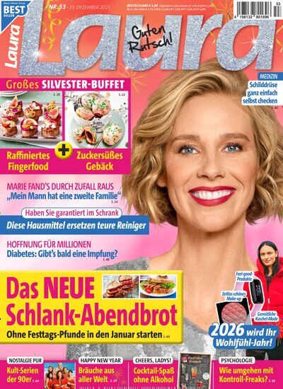 Titelbild der Ausgabe 53/2025 von Laura. Diese Zeitschrift und viele weitere Frauenzeitschriften als Abo oder epaper bei United Kiosk online kaufen.