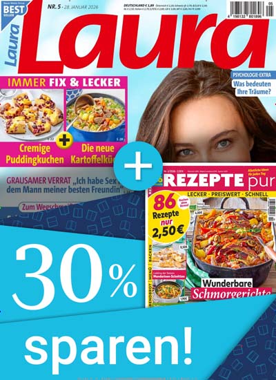 Titelbild der Ausgabe 5/2026 von Laura Zeitschriften Bundle. Diese Zeitschrift und viele weitere Frauenzeitschriften als Abo oder epaper bei United Kiosk online kaufen.