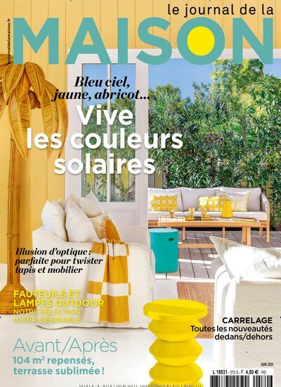 Titelbild der Ausgabe 5/2025 von Le journal de la maison. Diese Zeitschrift und viele weitere Gartenzeitschriften und Wohnzeitschriften als Abo oder epaper bei United Kiosk online kaufen.